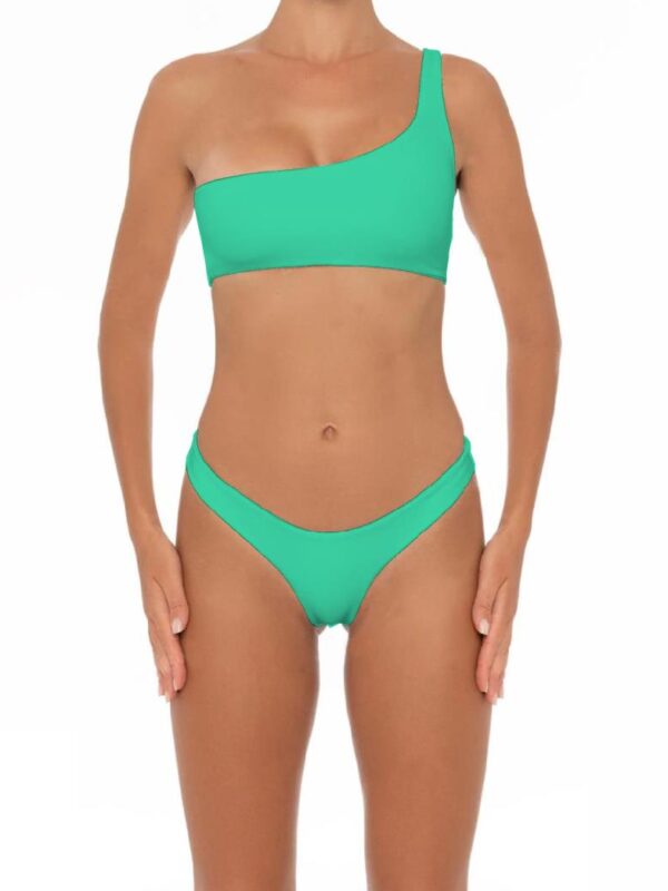 green two piece womens swimsuits