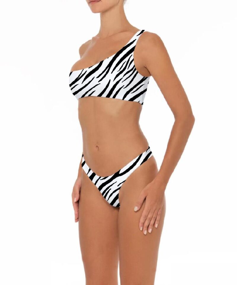 leopard print faric bikini