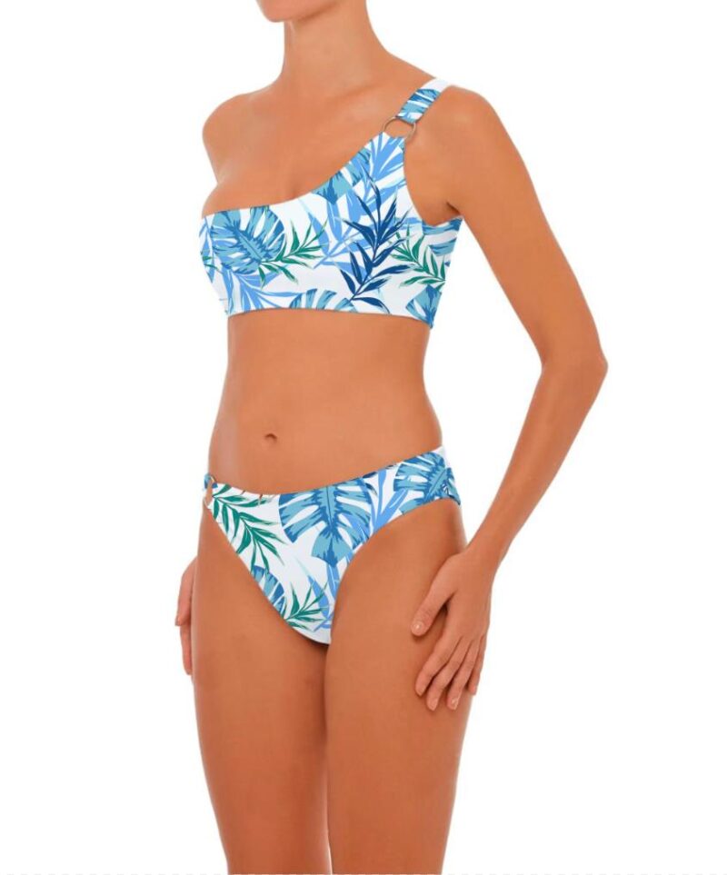 Custom Two Piece Blue Womens Swimsuit