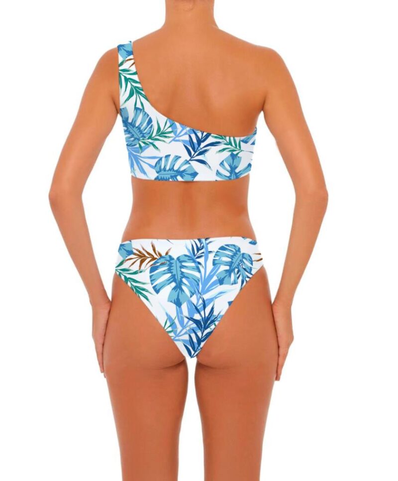 Custom Two Piece Blue Womens Swimsuit