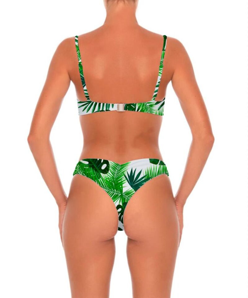 Floral Print Two Piece Bathing Suit