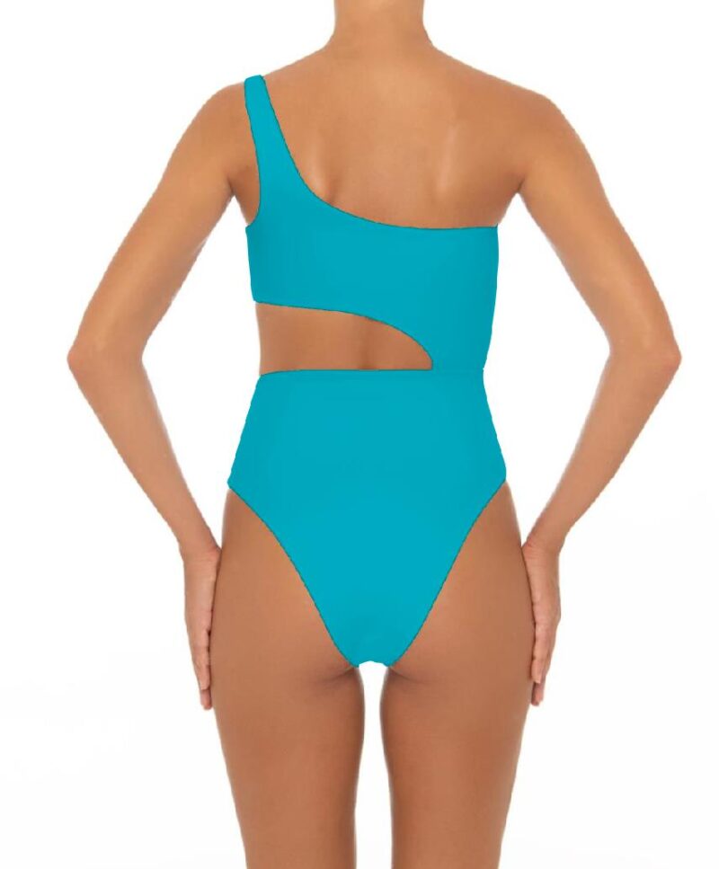 Blue One Shoulder Lastest Design Bikini