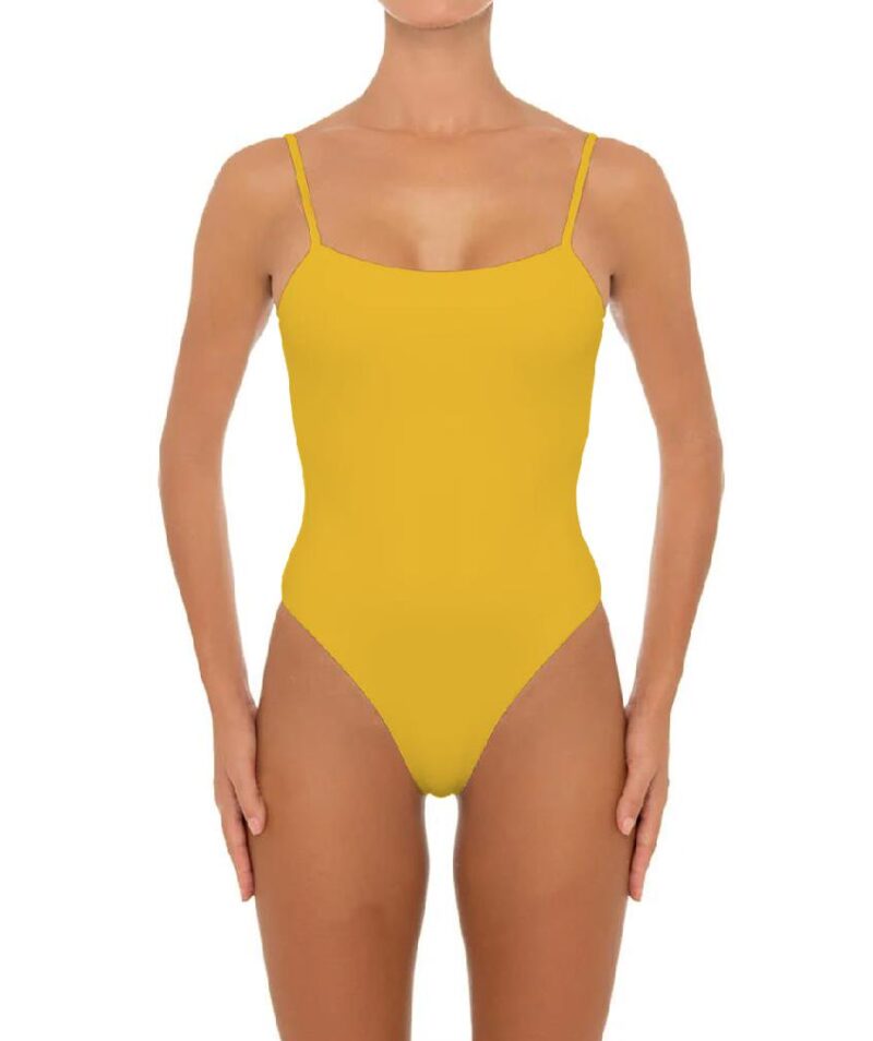 Yellow Sexy Popular Thin Strap Bikini