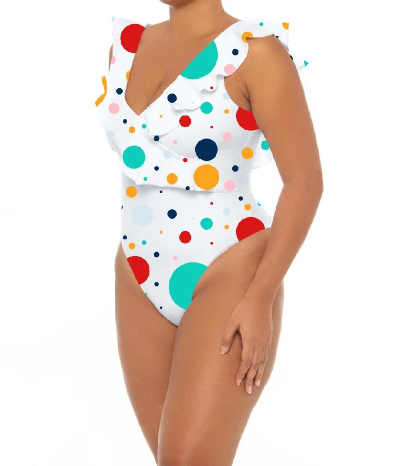 Colorful Polka Dots Plus One Piece