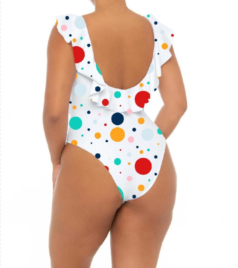 Colorful Polka Dots Plus One Piece