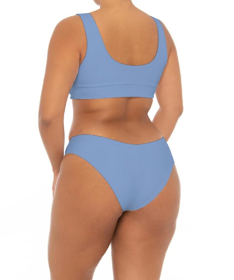 Blue Plus Two Pieces Womens Bikini