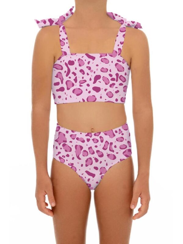 Lovely Pink Two Pieces Full Print