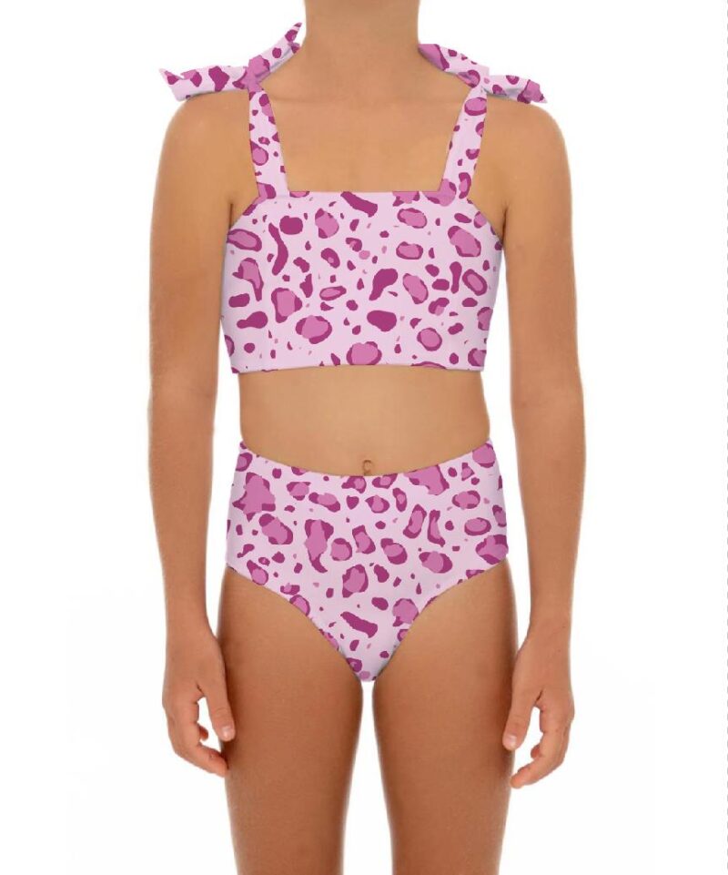 Lovely Pink Two Pieces Full Print