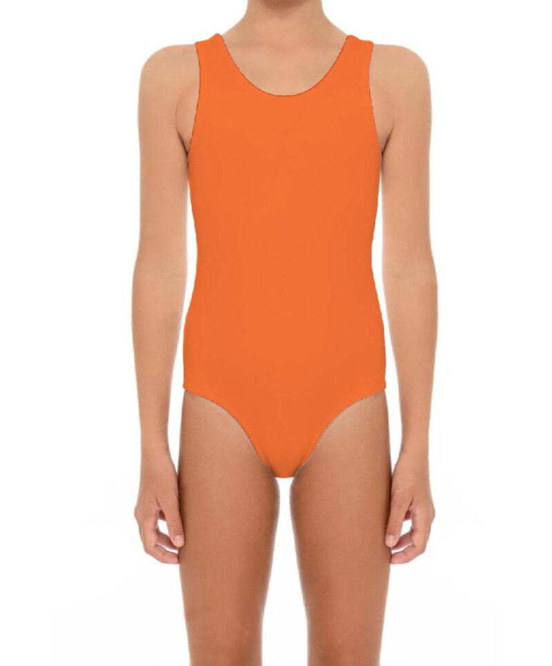 Orange Classic One Piece Bikini