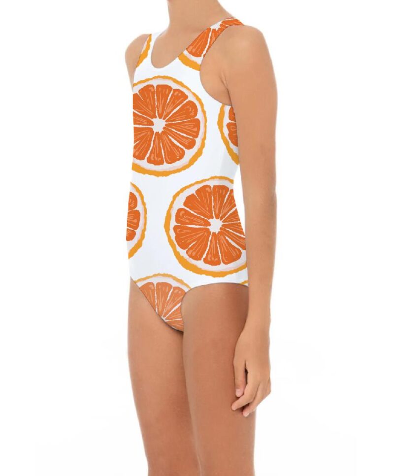 New Style Orange Design Bathing Suit