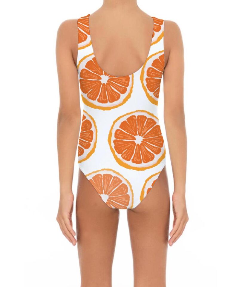 New Style Orange Design Bathing Suit