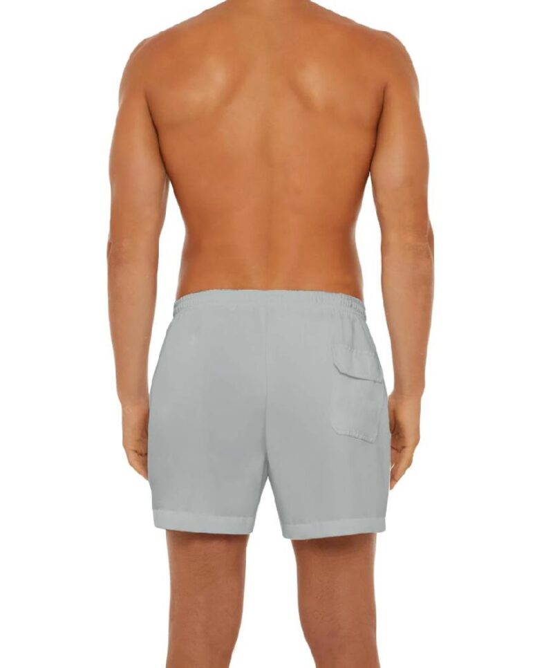 Custom Gray Mens Swim Shorts