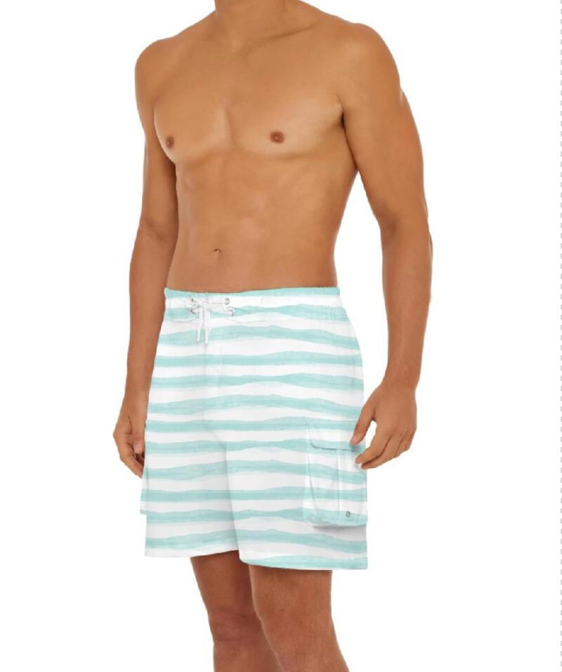 Light Color Stripe Design Mens Shorts