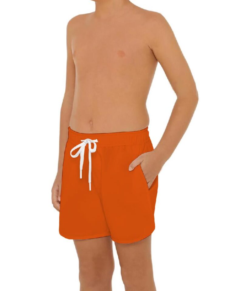 Boy's High Quality Orange Short