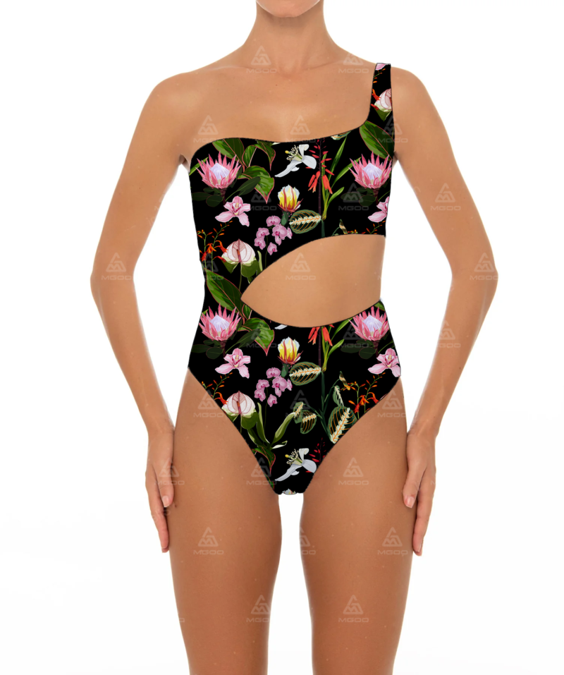 OPS01 One-Strap Waist Cutout One-Piece Bikini 04