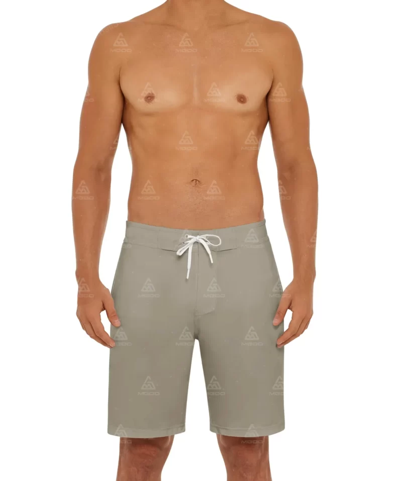 MS01-Men's Pocket Simple Tie Beach Pants Beach Shorts 01