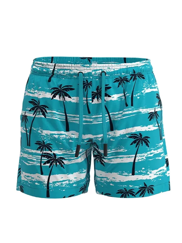 MS18 Men's Simple Lace-Up Beach Pants Beach Shorts