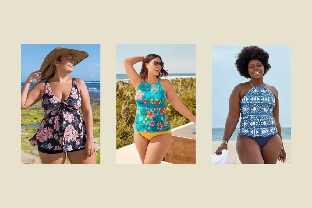 plus size tankini